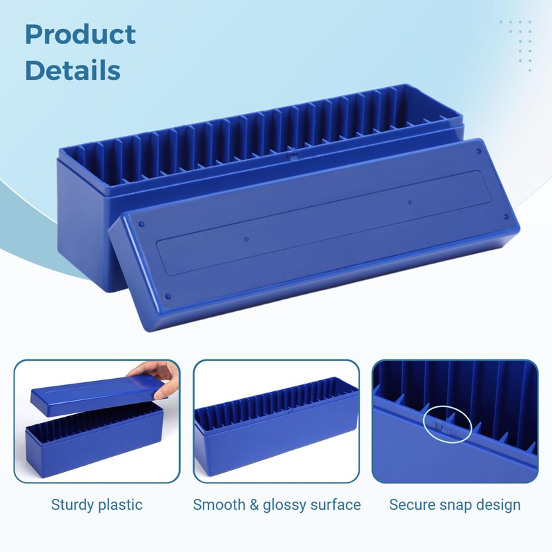 Coin Slab Storage Boxes, 3 Packs Coin Holder Organizer Boxes