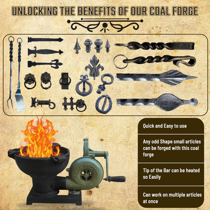 SIMOND STORE - Coal Forge - Ideal for Shaping Multiple