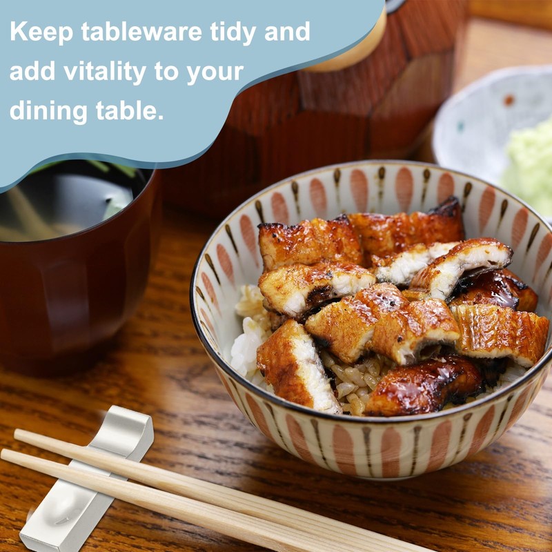 sourcing map 2pcs Chopstick Rest, 304 Stainless Steel Chopsticks Holder