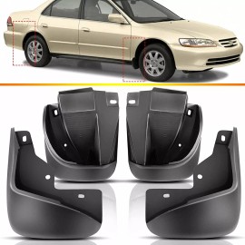Xukey 4x Splash Guards Mud Flaps Mudguard Mudflaps Fender for Honda Accord 1998-2002