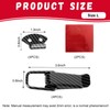 Ohleats 4 PCS Car Bumper Clip Hasp, Carbon Fiber Auto