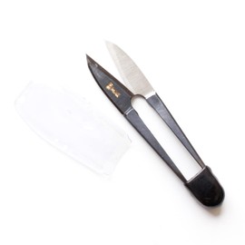 NASKA Misuzu Chokichoki Scissors, 4.1 inches (105 mm), Silver