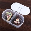 Kopida 2 Pcs Food Storage Containers with Lids, Plastic Double