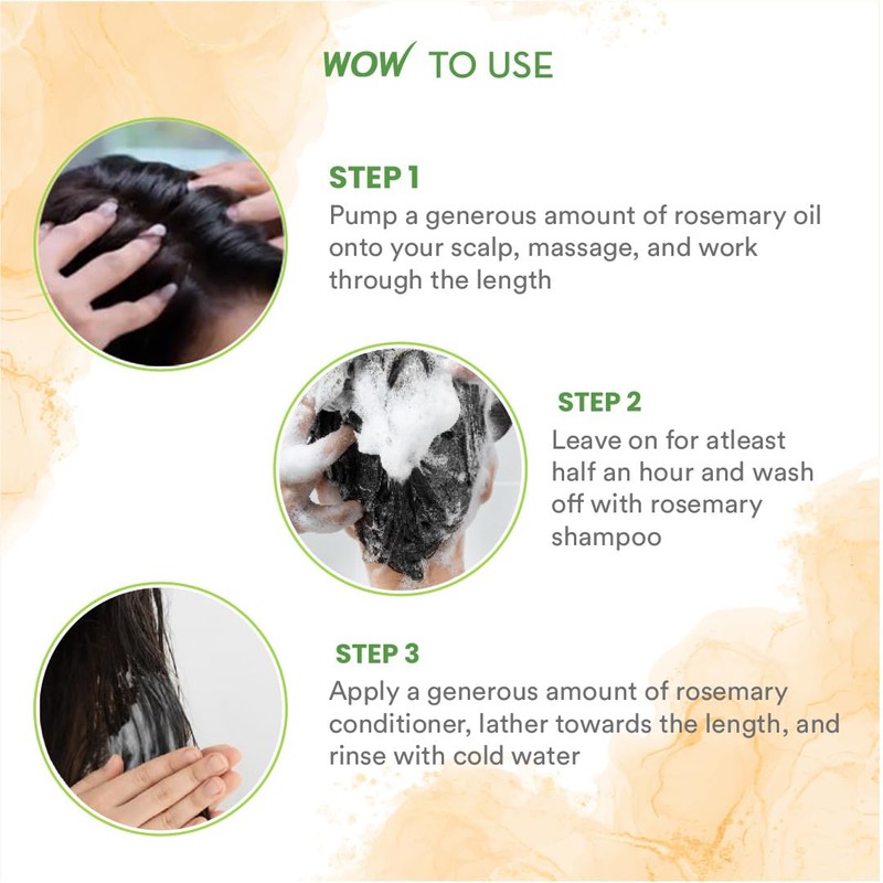 WOW Skin Science Rosemary with Biotin Hair Oil 200ml