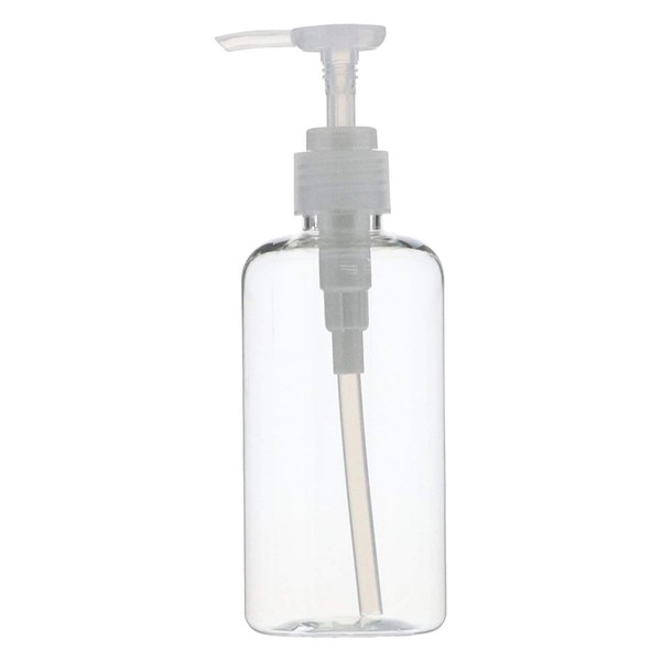 Bestco ND-4337 Shampoo Dispenser, Clear, 9.5 fl oz (280 ml), Netoyon Re Round Bottle
