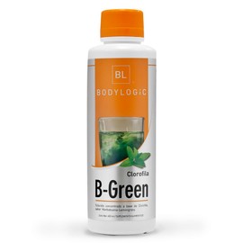 Clorofila Pura con aceites esenciales de hierbabuena, menta y limón 100 natural  B-Green Bodylogic  450ml                                             