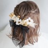 Lomeri O7 Organza Ribbon Hair Ornament (Black)