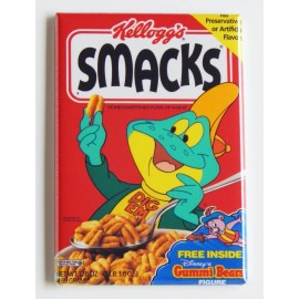 Blue Crab Magnets Smacks Cereal Box FRIDGE MAGNET - 1.75 x 2.75 inches