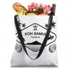 Koh Samui Thailand Sea Turtle Palm Trees Island Souvenir Tote