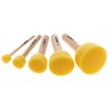 NAKLEO Foam Stencil Stippling Brush Set, 5 Pcs Round Sponges