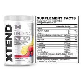 BCAA Xtend Suplemento Deportivo Recuperación Muscular 420g 30 Porciones