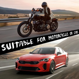 FARBIN Waterproof Car Horn Loud Super tone High Tone/Low Tone Metal Twin Horns Kit with Protective Grill (blue horn with harness and bracket)