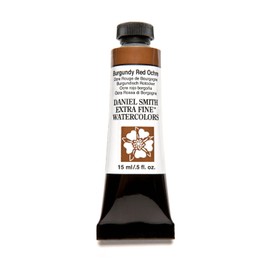 DANIEL SMITH Extra Fine Watercolor 15ml Paint Tube, Burgundy Red Ochre