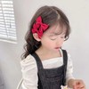 Red Hair Bow Clips for Girls Bows Hair Clip Bowknot