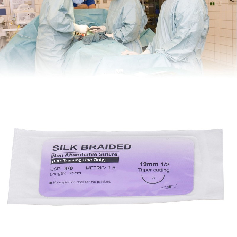 Sutures Thread with Needle Individually Packed Improve Skills Multipurpose for