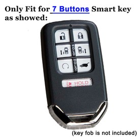 2Pcs Coolbestda Smart Key Fob Cover Keyless Entry Remote Case Pouch Shell Protector for 2018 2019 2020 2021 2022 2023 2024 2025 Honda Odyssey Elite Ex A2C98590800 KR5V2X