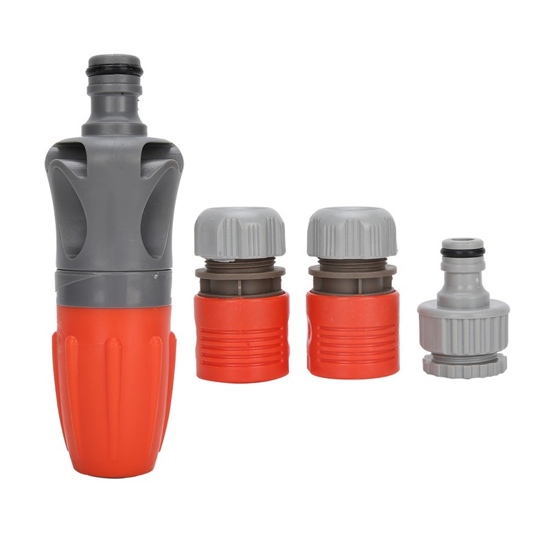 Garden Water Hose Nozzle Sprayer Connector Kit Household Car Washing