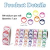 Date Labels for Food, 3500Pcs Week Day Dots Food Labels