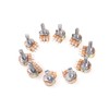 ANGEEK WH148 B250K Dual Stereo 6-Pin Potentiometer with Nuts and