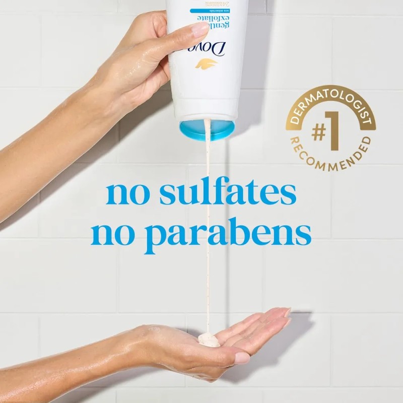 Dove Body Wash Jabón Corporal Exfoliante Con Minerales 591ml