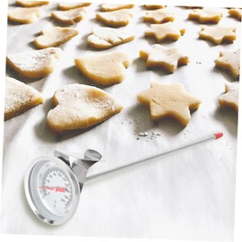 LIFKOME Stainless Steel Grilling Thermometer Bimetal BBQ Accessory for Accurate Cooking Temperatures Food Safe Design High Temperature Resistant for Meat and Barbecue