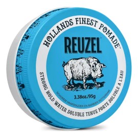 Pomada Reuzel Azul Fijación Fuerte a Base de Agua - Efecto Mojado 95g