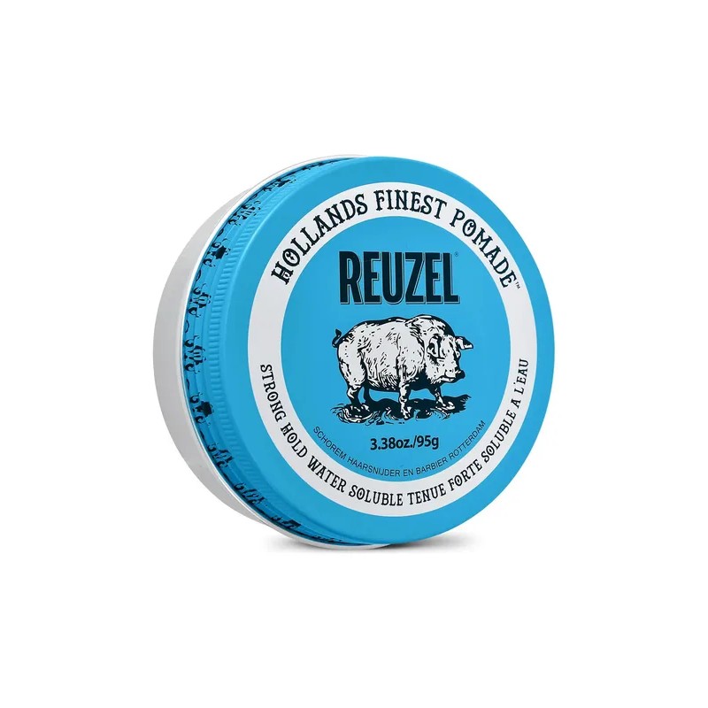 Pomada Reuzel Azul Fijación Fuerte a Base de Agua -