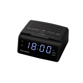 Sunstech FRD35U Dual Alarm Clock, LED Display, FM, USB, Earphone Connection, Black