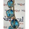 The Nautical Place 5 x 2" Aqua Glass Fishing Floats