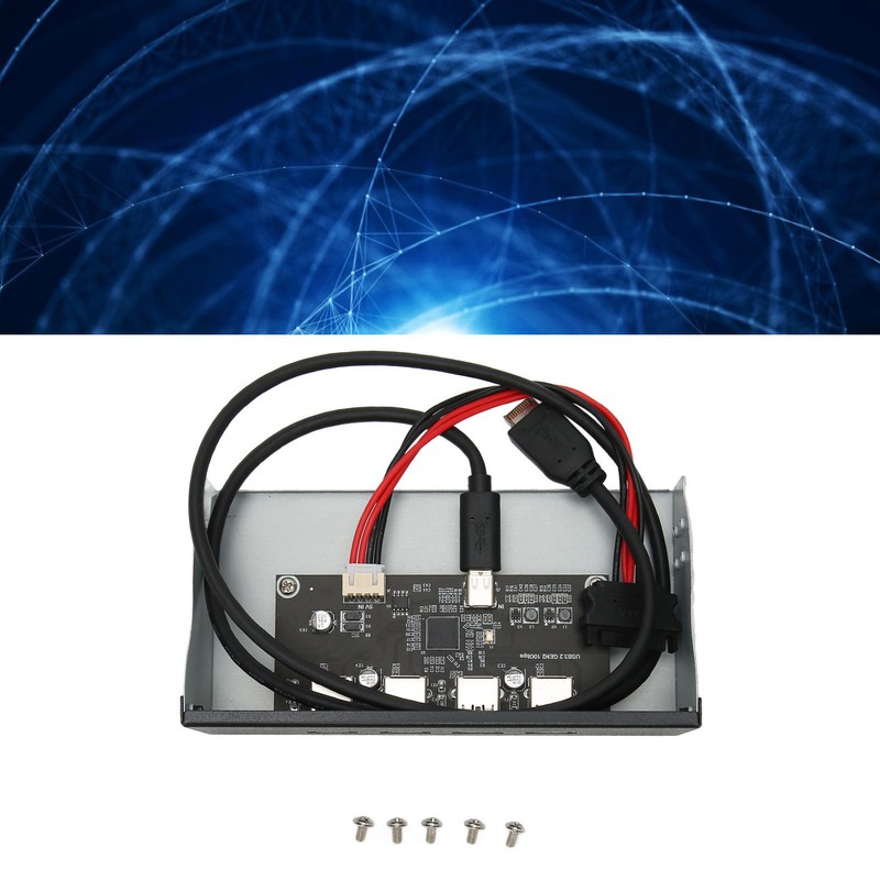 USB 3.2 Front Panel Hub 5.25in 4 Ports 10Gbps Stable