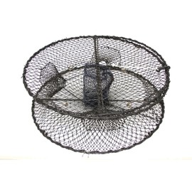 Promar Collapsible Shrimp Pot with Hinged Tending Door, 32-Inch