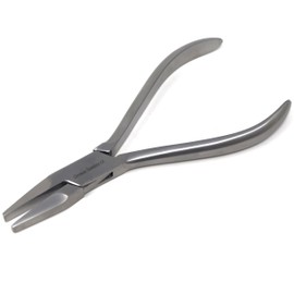 Orthodontic Flat Nose Pliers, Dental Oral Braces Double and Triple Bends Archwire Bending Premium Grade Stainless Steel Instrument