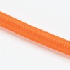 Textile Cable for Lamps, 5 m Orange, 3-Core, (3 x