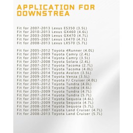 Sensor de oxígeno Toyota Tacoma, sensor de oxígeno 234-4622 O2 - Reemplazo 02 sensores aguas arriba abajo compatible con Toyota para Camry para Avalon para Sienna para 4Runner para RAV4 para Lexus