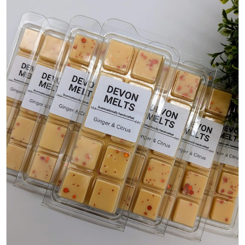 Devon Melts - Ginger & Citrus - Highly Scented 100%