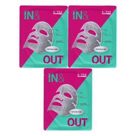 Bybid In & Out Mask 25g 1 sheet 3 Pack / Circle / 바이비드 인 앤 아웃 마스크 25g 1매 3개  써클