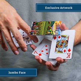 Boardwalk Puzzles Premium Featherlight Unique Playing Cards, Fun Themed Deck for Home and Travel | Napa Valley