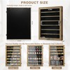 7 Rows Military Challenge Coin Holder Display Cabinet with HD