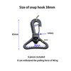 BAIWOAK Plastic Snap Hooks, 20 mm, 25 mm, 32 mm,