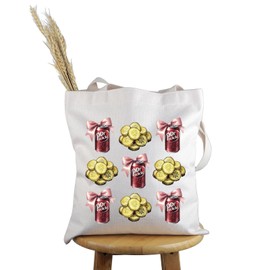 PYOUL Pickle Inspired Gift Coquette Bow Dr Pickle Tote Bag Pickle Lover Handbag Brined Lover Gift (Dr Pickle Tote)
