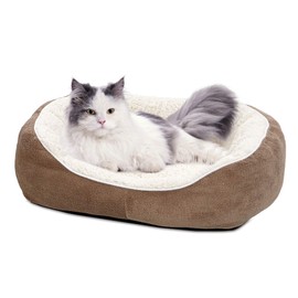 Midwest Homes for Pets Cuddle Bed, Taupe, Small