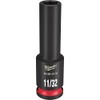 Milwaukee Shockwave 3/8-Inch Drive Deep 6 Point Impact Socket, 11/32-Inch