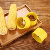 Corn Cob Stripper Stainless Steel Corn Peeler Splitter Remover Quick