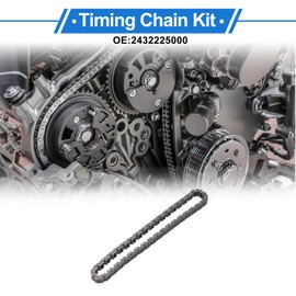 X AUTOHAUX Timing Chain Kit No.2432225000 for HYUNDAI for Genesis COUPE 2010-2012 for HYUNDAI TUCSON 2011-2013 1 Pcs Car