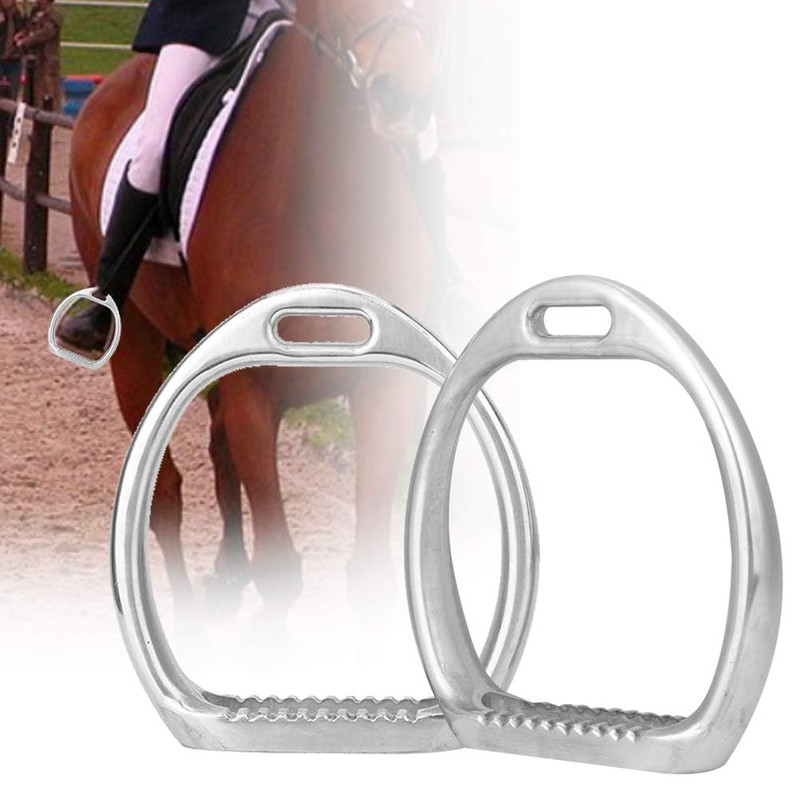 Cyrank Pair of Lightweight Aluminium Stirrups for Equestrian