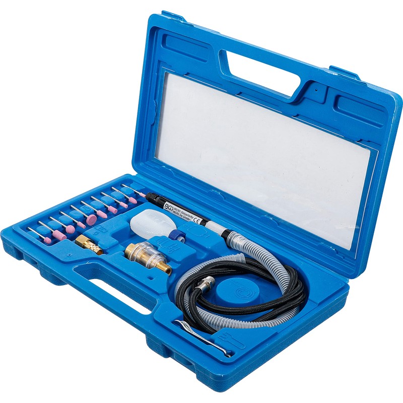 BGS 3249 Micro Air Grinder Kit, Multi-Colour, Set of 17