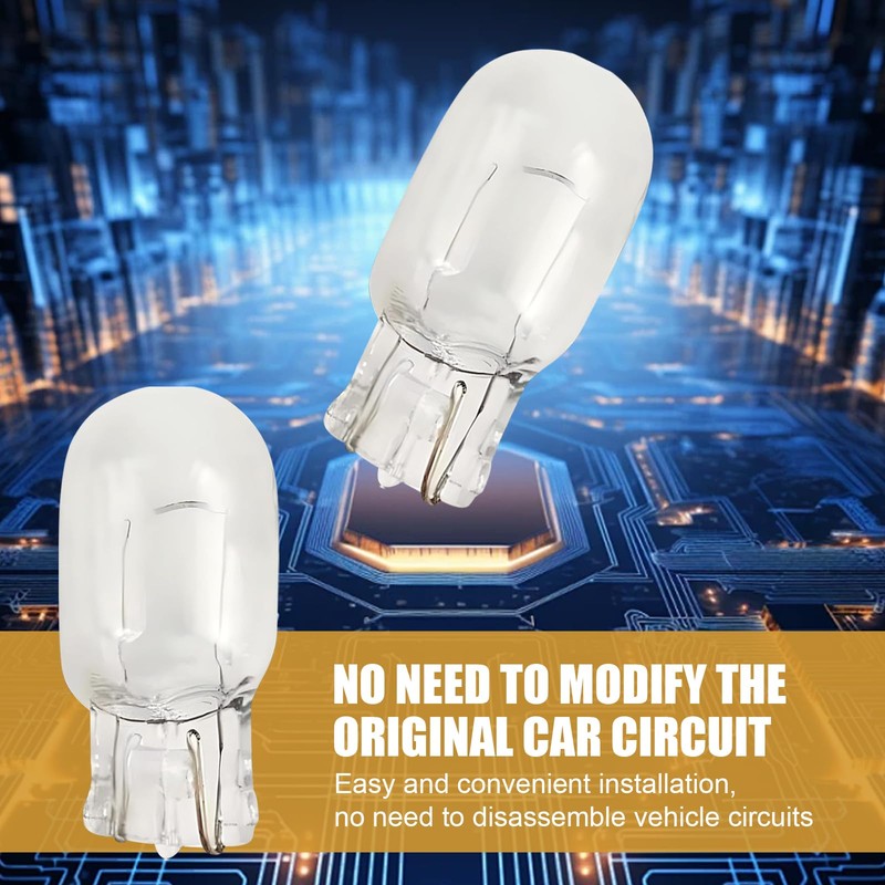 DACIRTY 10 PCS Brake Light Bulb, T20 Car Miniature Bulb,