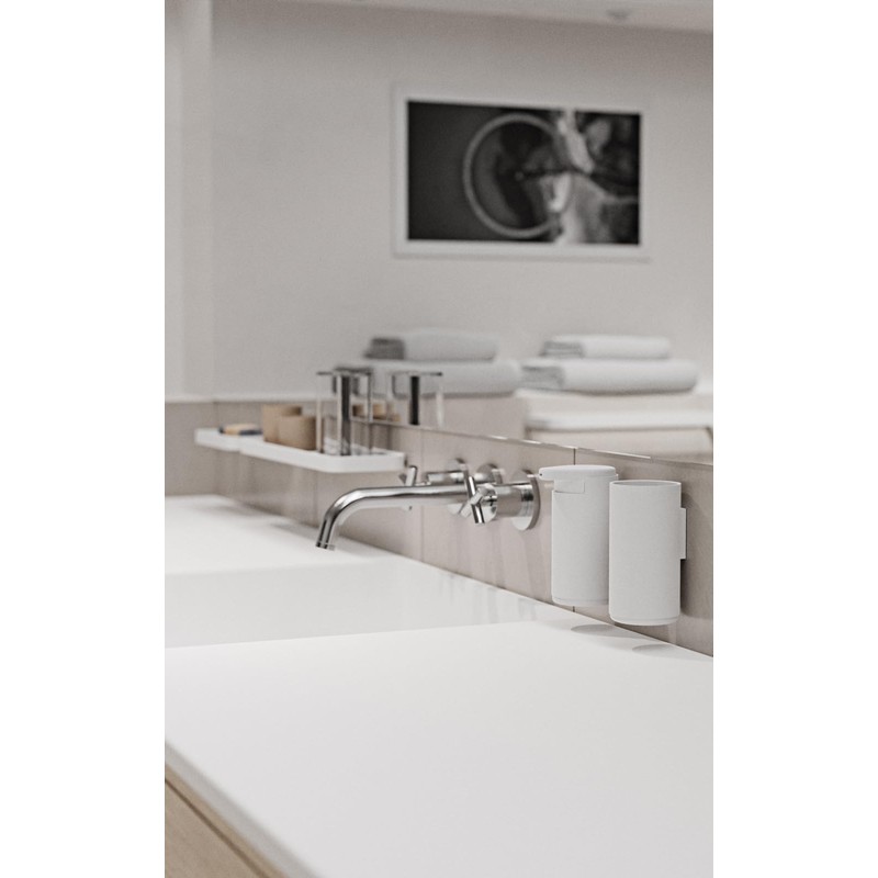 Zone Denmark Rim Wall Mounted Soap Dispenser Diameter 8.5 cm
