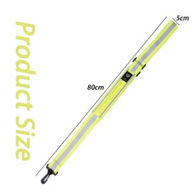 Running Light Jogging with Reflectors Belt, Led Light Running Belt,Reflective Walking Gear,Adjustable Luminous Shoulder Strap,for Runners, Walkers at Night