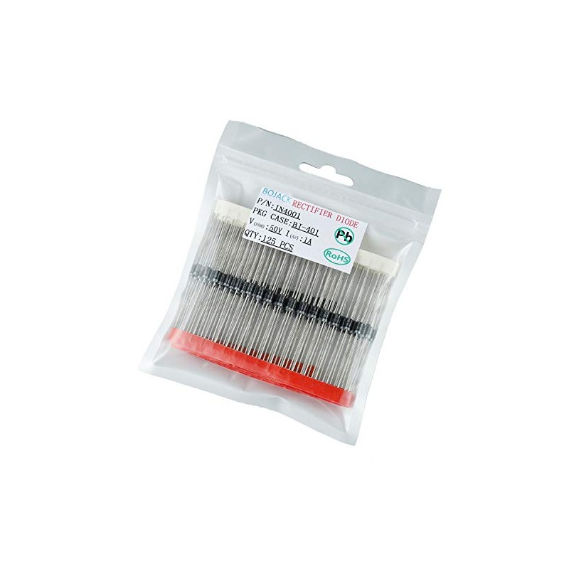 BOJACK 1N4001 Rectifier Diode 1 A 50 V DO-41 Axial